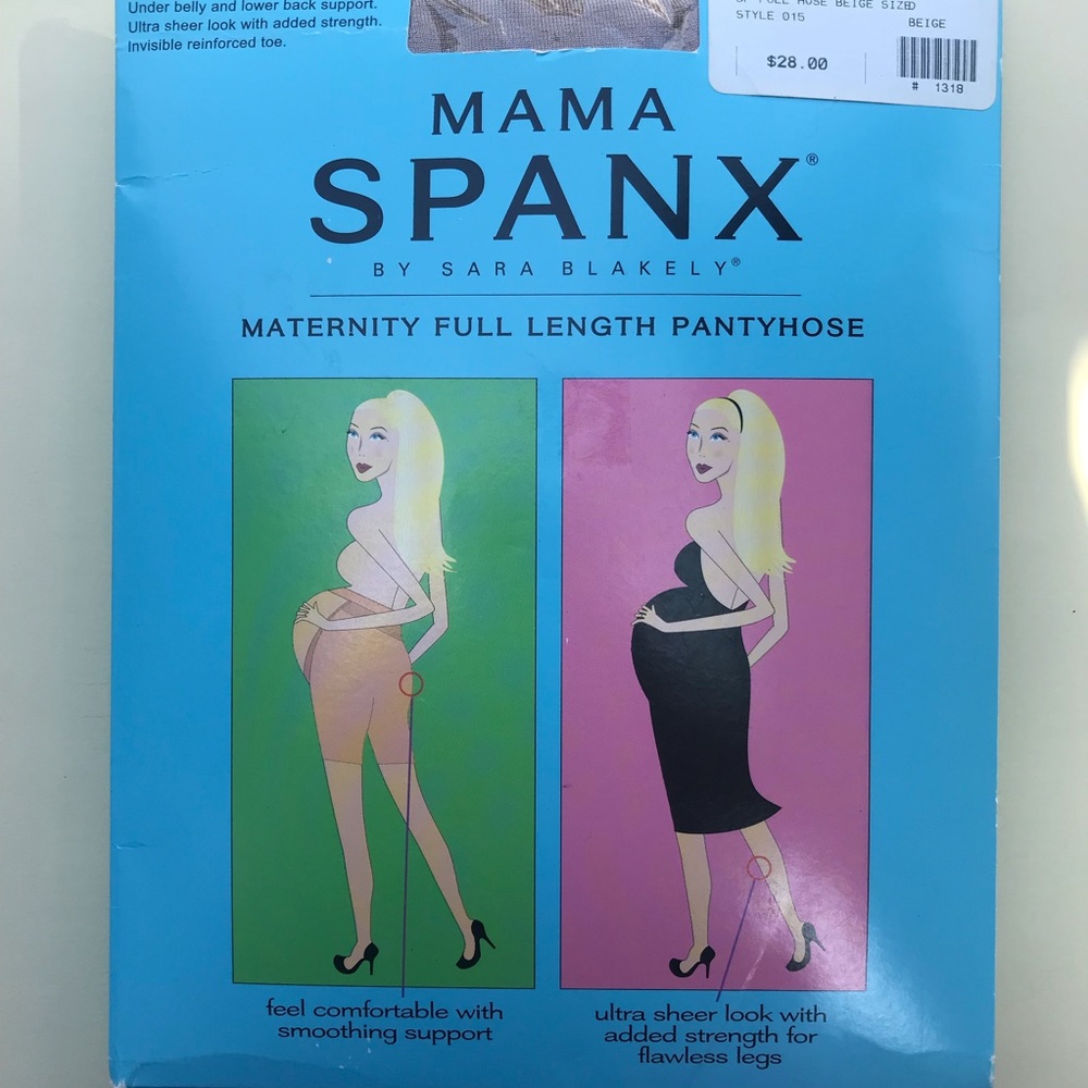 Mama Spanx  Maternity pantyhose NWT size D Nude